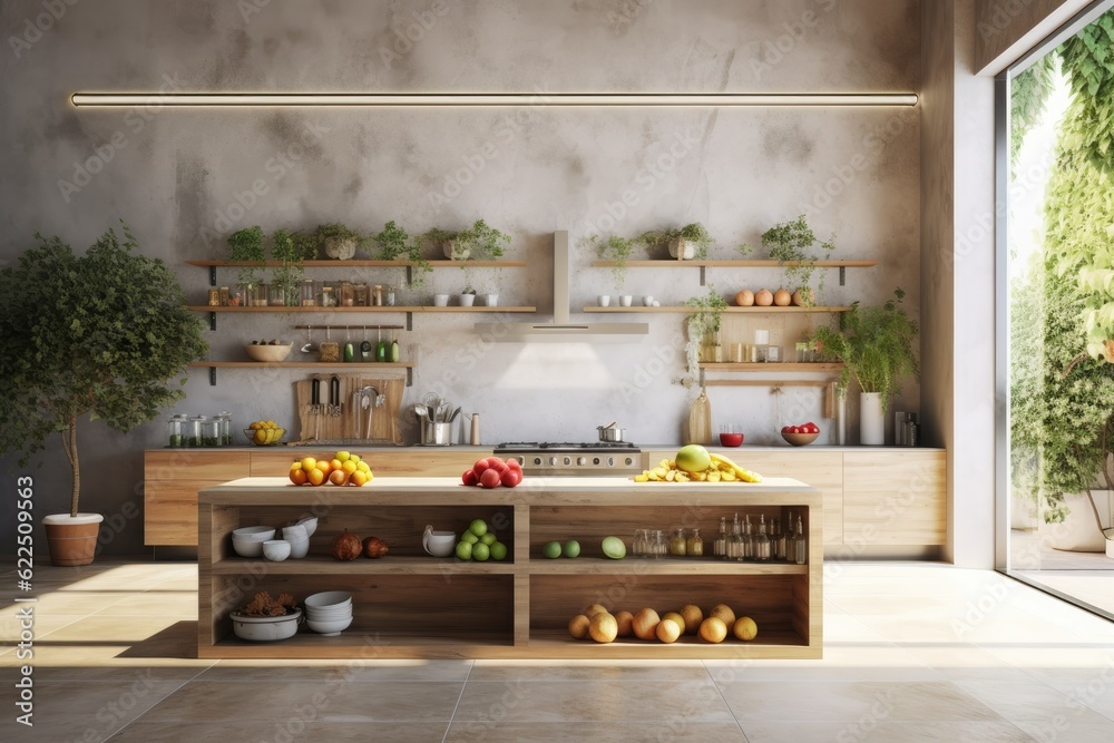 Beautiful cozy warm luxurious modern spanish mexican style kitchen ...