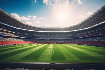 American Soccer Stadium  - Generative AI