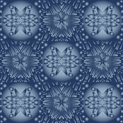 Ethnic ceramic design Collection of vector seamless patterns.  for T-shirts, bags ,linens.