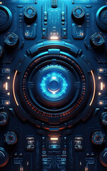 Wall Mural - Abstract technology electronic products,created with generative ai tecnology.