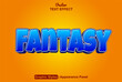 © eric_barudewa  - fantasy text effect with blue color graphic style and editable.