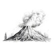 magma volcano ai generated