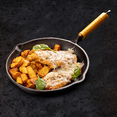 Sticker - Veal schnitzel with grated cheese