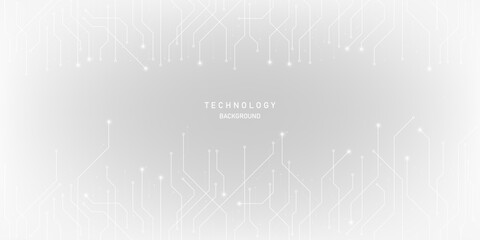 white abstract technology background modern design vector illustration