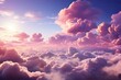 Widok z Nieba: Morze Miękkich i Błyszczących Chmur - Generative AI 3