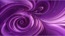 An Abstract Bright Purple Swirl  With Purple Background - Ai Generated