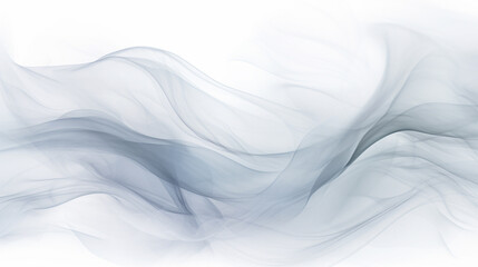 Generative AI image of abstract grey smoke movement backdrop: Mysterious tendrils of soft grey smoke undulate and twist, creating an enigmatic ambiance that invites contemplation and intrigue.