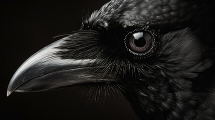 Canvas Print - close up of a bird HD 8K wallpaper Stock Photographic Image