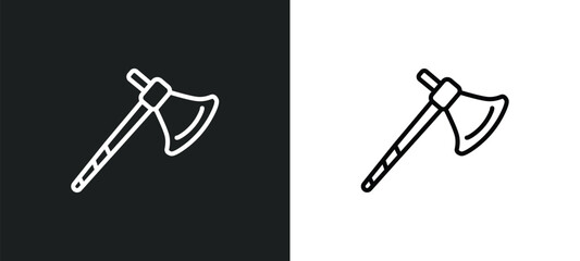 Poster - boarding outline icon in white and black colors. boarding flat vector icon from weapons collection for web, mobile apps and ui.