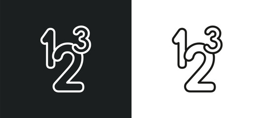 Poster - round right arrow outline icon in white and black colors. round right arrow flat vector icon from user interface collection for web, mobile apps and ui.