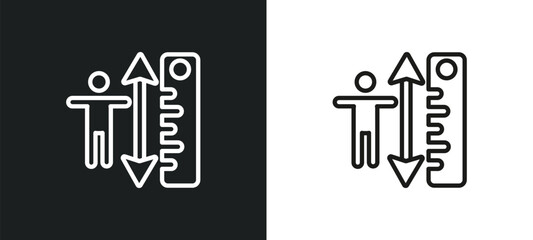 Poster - downloading outline icon in white and black colors. downloading flat vector icon from user interface collection for web, mobile apps and ui.