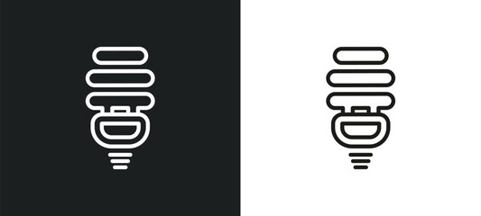 Poster - opposite directions outline icon in white and black colors. opposite directions flat vector icon from user interface collection for web, mobile apps and ui.