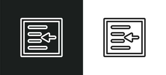 Poster - insert picture outline icon in white and black colors. insert picture flat vector icon from user interface collection for web, mobile apps and ui.