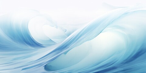 Wall Mural - abstract blue waves background