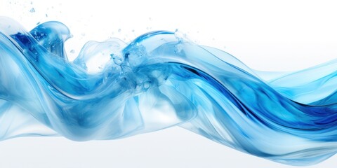 Wall Mural - beautiful abstract water waves