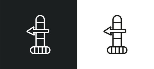 Poster - shutter outline icon in white and black colors. shutter flat vector icon from user interface collection for web, mobile apps and ui.