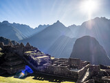 Fototapeta  - Ruinas de Machu Picchu en el Valle Sagrado, Cuzco, Cusco, Peru