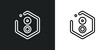 © Digital Bazaar - reason outline icon in white and black colors. reason flat vector icon from signs collection for web, mobile apps and ui.