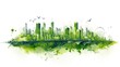 Green city sustainability concept