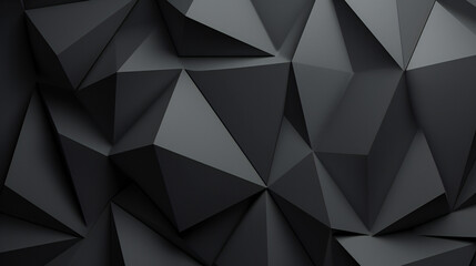 Geometric Pattern, Gray with shades and Triangles