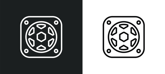 Wall Mural - app outline icon in white and black colors. app flat vector icon from football collection for web, m