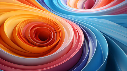 Wall Mural - 3d illustration Ai generative abstract