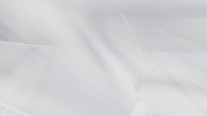 Fototapete - Abstract white background with smooth lines in 3d rendering for posters concept