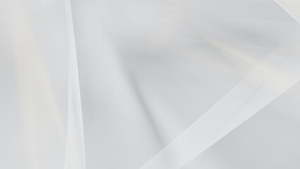 Fototapete - Abstract white background with smooth lines in 3d rendering for posters concept