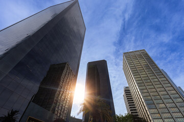 Wall Mural - Argentina, Buenos Aires panoramic financial center skyline and business development center.