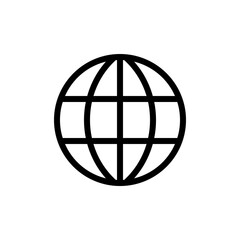 Globe Line Icon