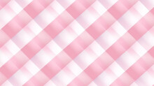 Contemporary Light Barbiecore Striped Checker Fashion Background Texture. Generative Ai