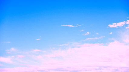 Wall Mural - background with blue sky and clouds
