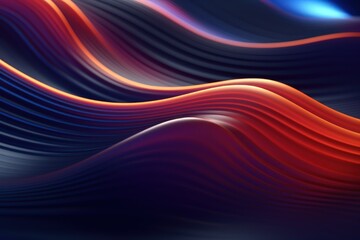 Aufkleber - Abstract background with wavy line pattern. AI generated