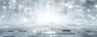 © SKIMP Art - a white and gray technological background Generative AI