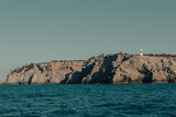 Fototapeta  - wybrzeże wyspy Menorca widoczne z morza śródziemnego