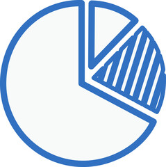 Wall Mural - diagram circle icon line design, monoline icons.