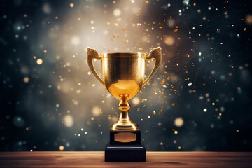 Wall Mural - champion award gold cup
