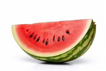 Wall Mural - Appetizing watermelon on a light background. Background with selective focus and copy space