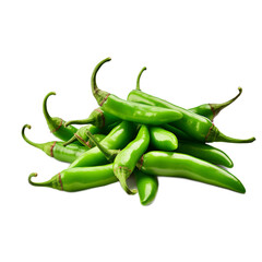 Canvas Print - green chili peppers