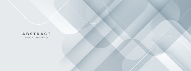 white gray overlaping layers abstract background