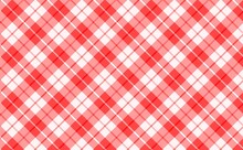 Abstract Seamless Scottish Fabric Pattern Red Background