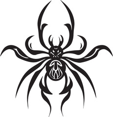 Sticker - Spider vector tattoo design illustration