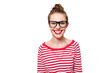 © Suresh Heyt/peopleimages.com - Fashion, glasses and college with portrait of woman on png for nerd, education and youth. Happy, smart and style with face of student isolated on transparent background for confidence and hipster
