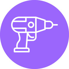 Wall Mural - Vector Design Hand Drill Icon Style