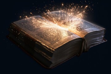 Holy Bible with light emitting effect amazing