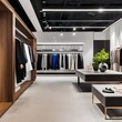 207 A contemporary fashion boutique with minimalist decor, curated designer collections, and personalized styling services, providing a high-end shopping experience3, Generative AI