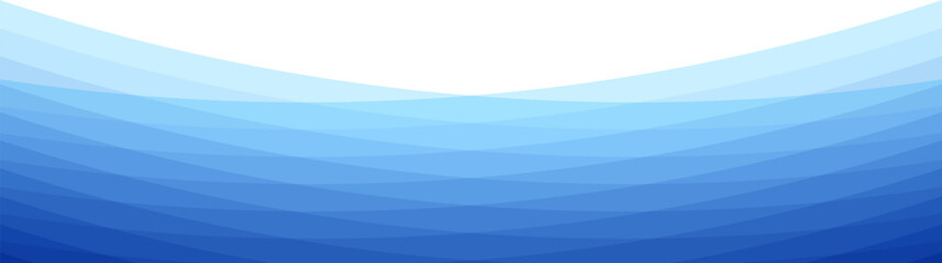  波のような青いウェーブラインのベクター背景画像