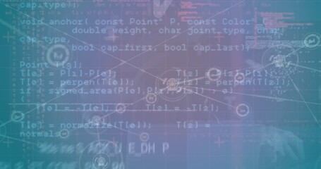 Poster - Animation of data processing over network of connections