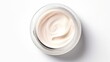 © javier - Jar of face cream isolated on white background top view
