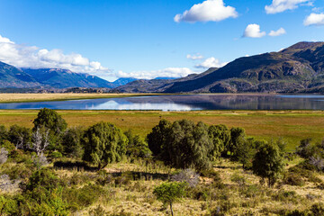 Wall Mural - Lakes and mountains